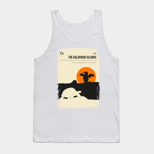 The Galápagos Islands Vintage Minimal Travel Poster Tank Top